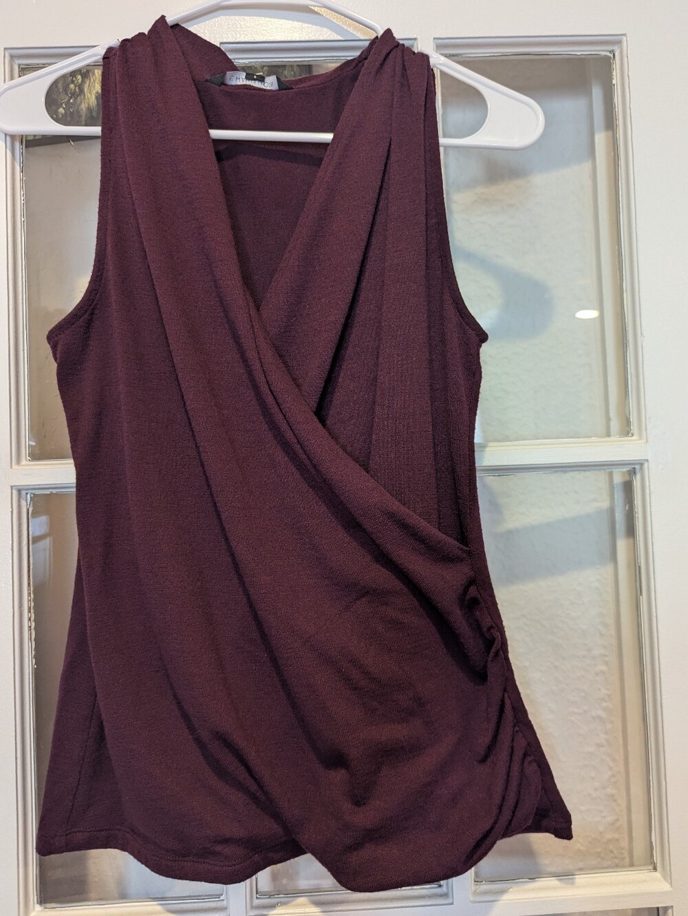 Sleeveless Draped Top